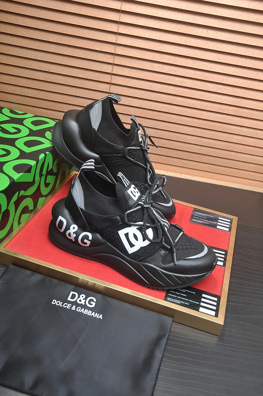 Men's shoes 💰480💶[D&G] High-end quality Product trademark: DG "Dolce & Gabbana*" low-top sneakers Product material: imported ^_^ cowhide upper, cotton silk lining, original outsole Regular size: 38-45 (45 customized)